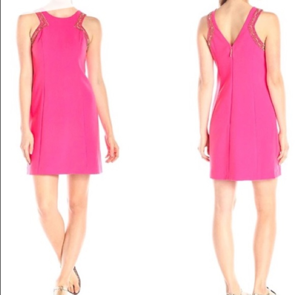 Pink and Gold Largo Beaded Lilly Pulitzer Dress